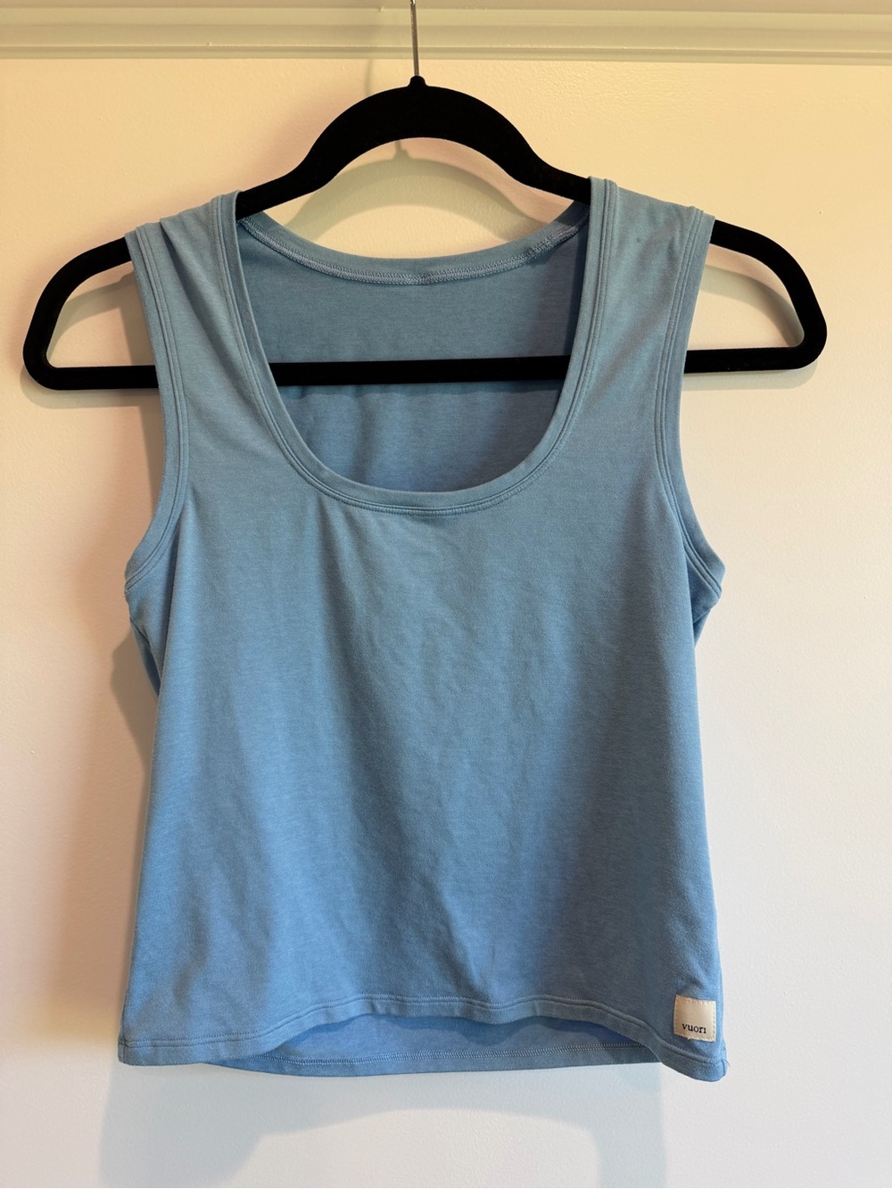 Vuori Light Blue Scoop Neck Tank